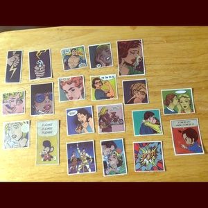 Vintage Comic Sticker Pack